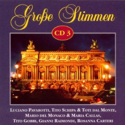 the album cover for Mozart / Pavarotti / Schipa / Lanza - Great Voices 3