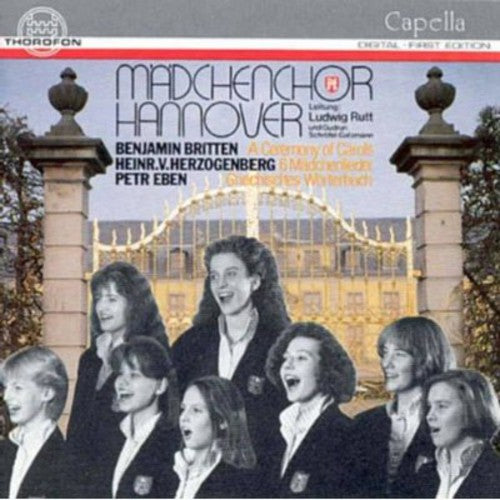 the album cover for Mädchenchor Hannover - Ceremony of Carols