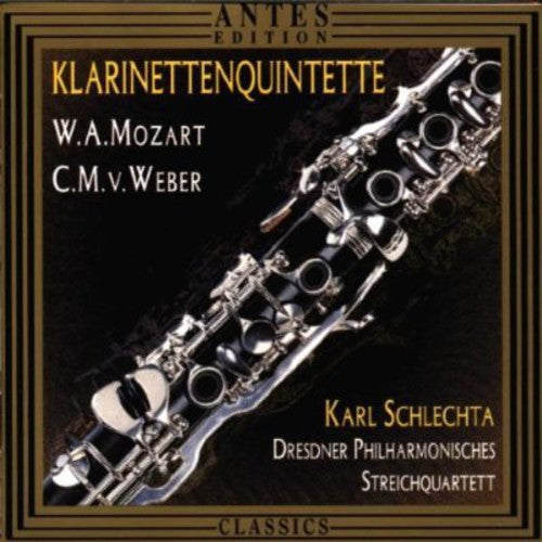 the album cover for Karl Schlechta - Clarinet QNT Op 34 / Clarinet QNT KV 581