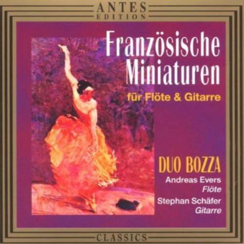 the album cover for Duo Bozza - French Miniatures for Flute & Guitar