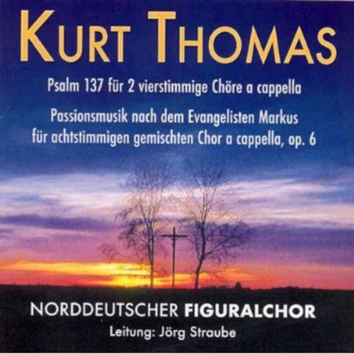 the album cover for Norddeutscher Figuralchor - Passionsmusik Op 6