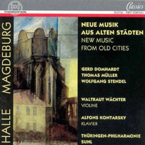 the album cover for Thüringen Philharmonie Suhl - New Music from Old Cities