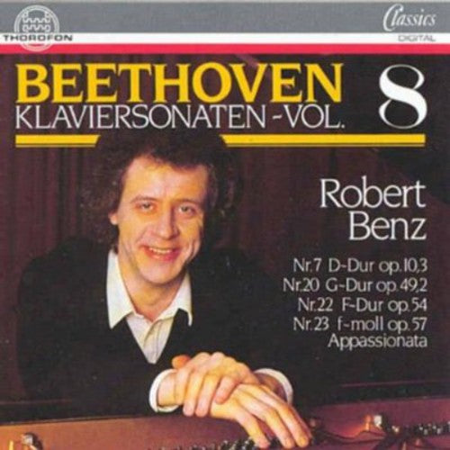 the album cover for Robert Benz - Piano Sonatas 7 22 & 23