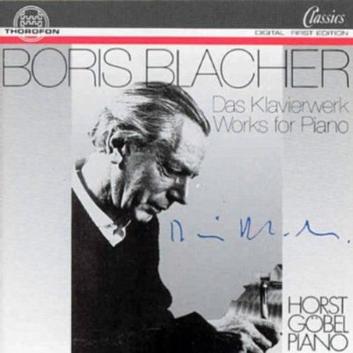 the album cover for Horst Göbel - Complete for Piano Toccatas