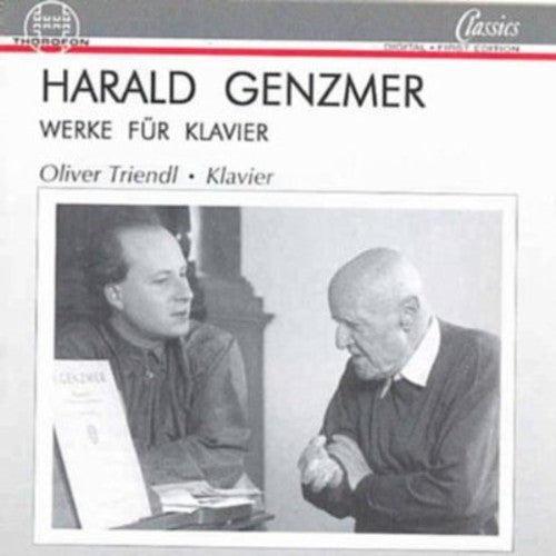 the album cover for Oliver Triendl - Piano Works