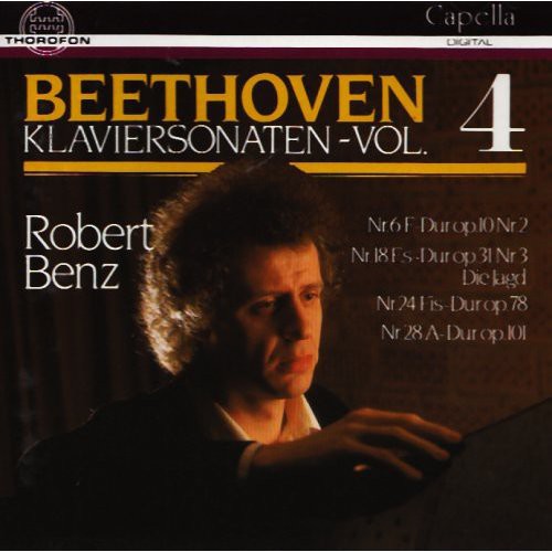 the album cover for Robert Benz - Klaviersonaten 4