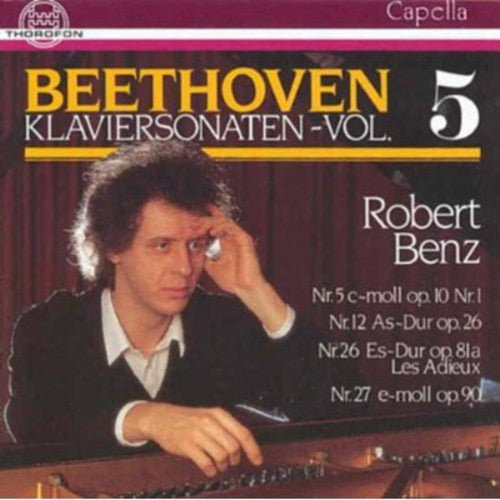 the album cover for Robert Benz - Klaviersonaten 5