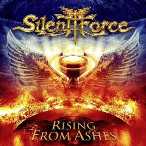 the album cover for Silent Force - Rising from Ashes