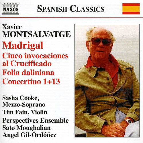 the album cover for Xavier Montsalvatge - Folia Daliniana Cinco Invocaciones Al Crucificado