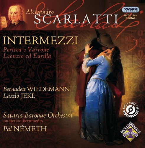 the album cover for Scarlatti / Wiedemann / Savaria Baroque / Nemeth - Intermezzi