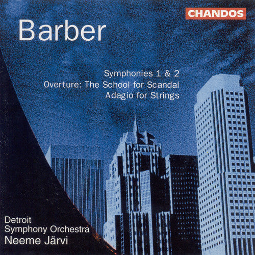 the album cover for Neeme Järvi - Symphony 1 Op 9 / Symphony 2 Op 19