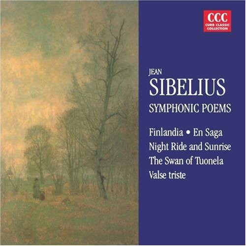 the album cover for Sibelius - Symphonic Poems