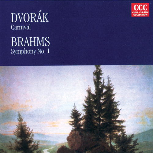 the album cover for Dvorak / Brahms - Carnival / Symphony 1