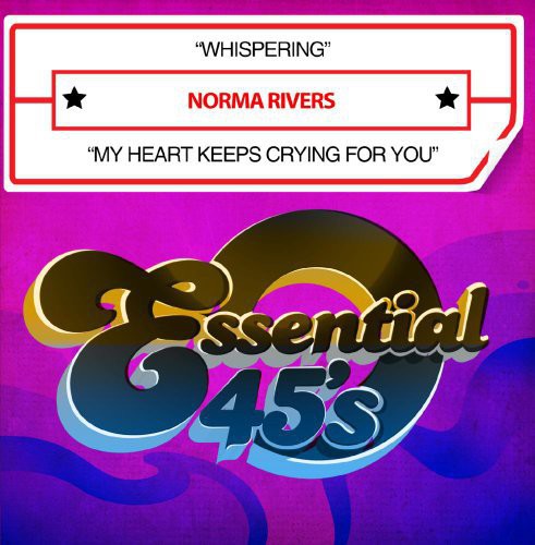 the album cover for Norma Rivers - Whispering / My Heart Keeps Crying for You