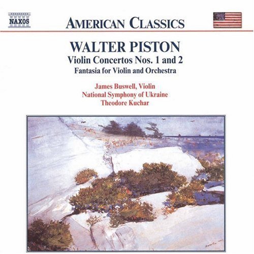 the album cover for James Buswell - Violin Concertos 1 & 2