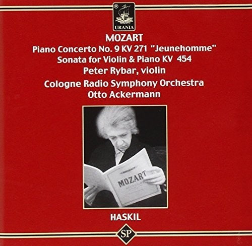 the album cover for CLARA HASKIL - Piano Concerto 9 / Sonata for Violin & Piano
