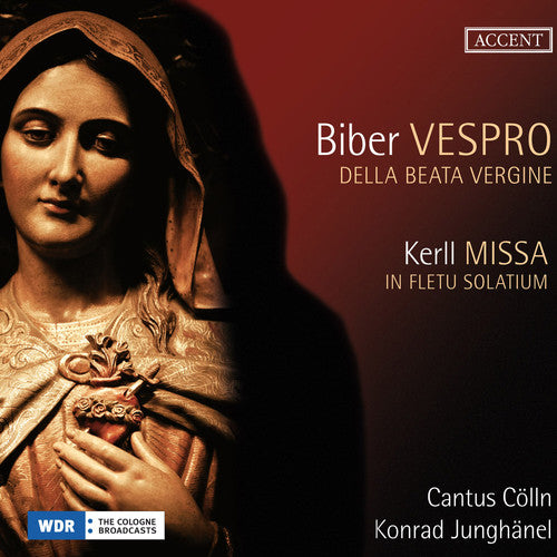 the album cover for Biber / Kerll / Cto Palatino / Junghanel - Vespro Della Beata