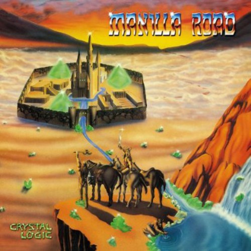 the album cover for Manilla Road - Crystal Logic