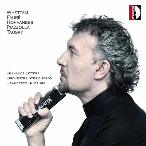 the album cover for Whettam / Littera / Orchestra Stesichoros - Concert for Harmonica & Orchestra