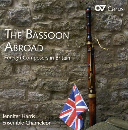 the album cover for Jennifer Harris - Bassoon Abroad