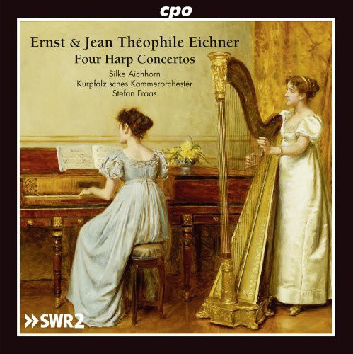 the album cover for Silke Aichhorn - Harp Concertos