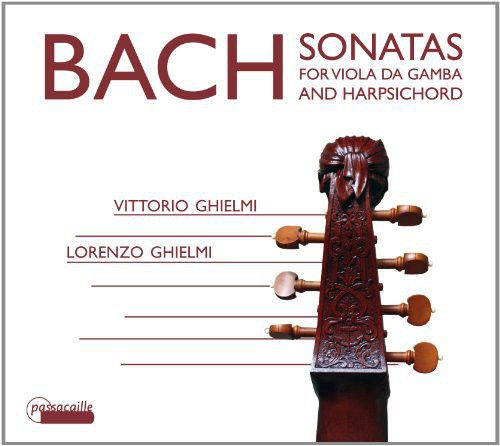 the album cover for Vittorio Ghielmi - Sonatas for Viola Da Gamba and Harpsichord