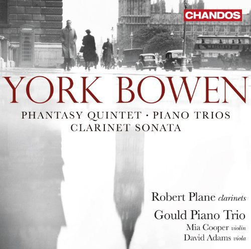 the album cover for G. FINZI - Phantasy Quintet / Piano Triios / Clarinet Sonata