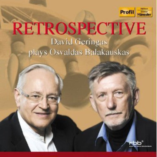 the album cover for R. Rachmaninov - Retrospective: David Geringas Plays Oavaldas
