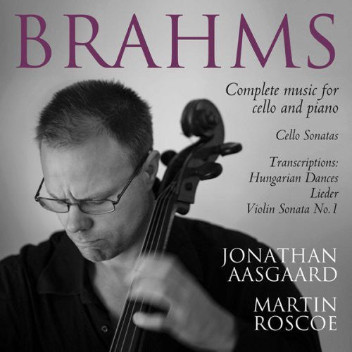 the album cover for Jonathan Aasgaard - Complete Music for Cello & Piano