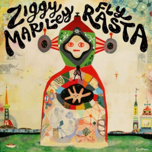 the album cover for Ziggy Marley - Fly Rasta
