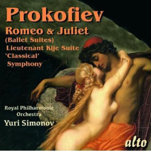 the album cover for Royal Philharmonic Orchestra, Yuri Simonov - Romeo & Juliet (Highlights) / Symphony No. 1
