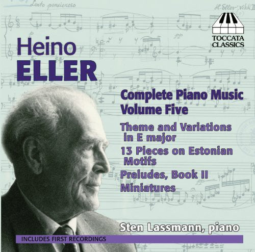 the album cover for Sten Lassmann - Complete Piano Works 5