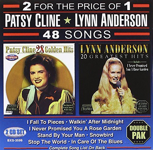 the album cover for Patsy Cline / Anderson,Lynn - 48 Songs