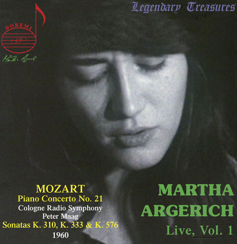 the album cover for W Mozart A / Argerich / Maag - Martha Argerich 1