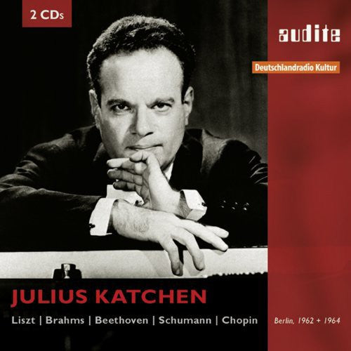 the album cover for Julius Katchen - Katchen Plays Liszt Brahms Beethoven Schumann