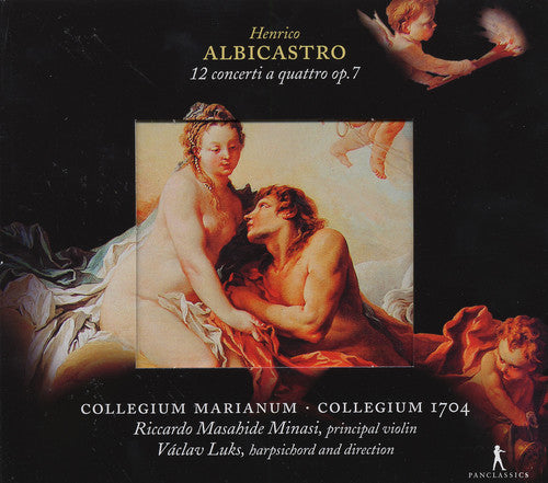 the album cover for Vaclav Luks - 12 Concerti a Quattro Op. 7