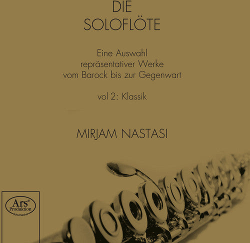 the album cover for Mirjam Nastasi - Solo Flute Baroque 2