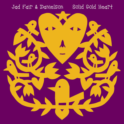 the album cover for Jad Fair - Solid Gold Heart