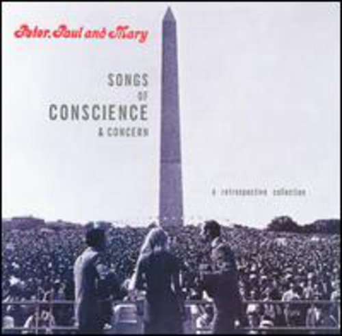 the album cover for Peter, Paul & Mary - Songs of Conscience & Concern