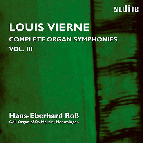 the album cover for Hans-Eberhard Roß - Comp Organ Syms Vol 3