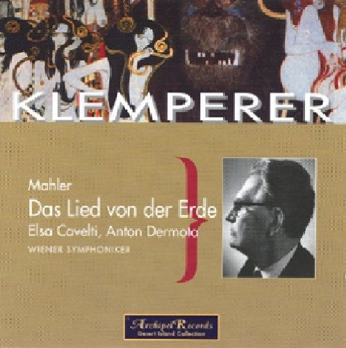 the album cover for Mahler / Cavelti / Dermota / Klemperer / Vienna So - Das Lied Von Der Erde