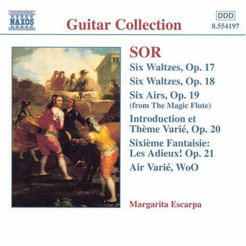 the album cover for Margarita Escarpa - Guitar Music Opp 17-21