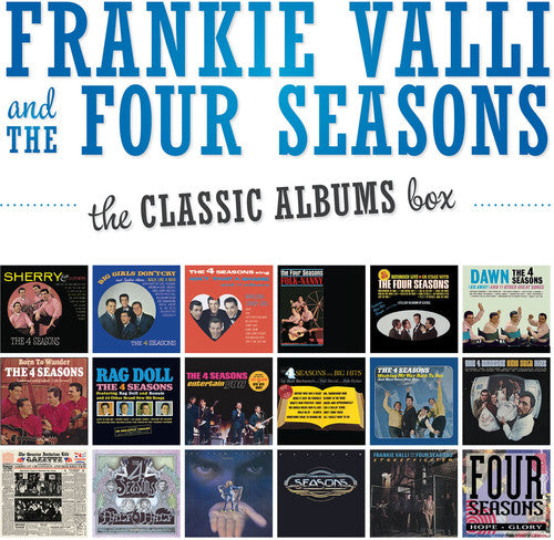 the album cover for Frankie Valli & The Four Seasons - Classic Albums Box