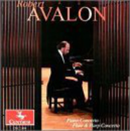 the album cover for Avalon / Meisenbach / Golden / Rachleff - Piano Concerto / Flute & Harp Concerto