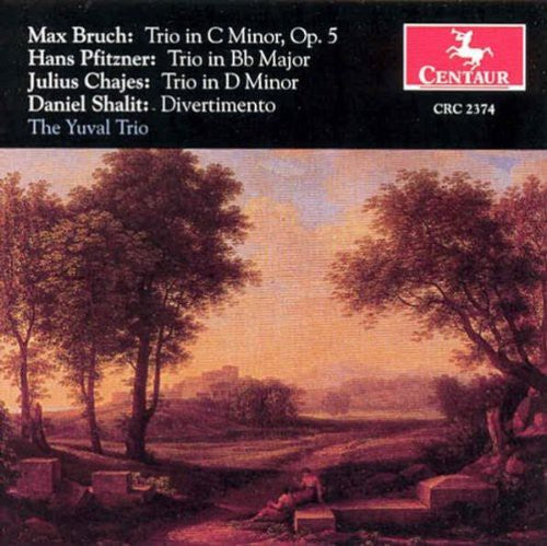 the album cover for Bruch / Pfitzner / Chajes / Yuval Trio / Heled - Trios