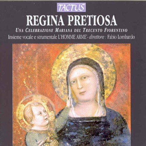 the album cover for Ensemble Lhomme Arme / Lombardo - Regina Pretiosa