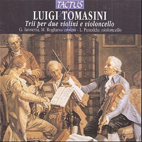 the album cover for Tomasini / Iannetta / Rogliano / Puxeddu - String Trios