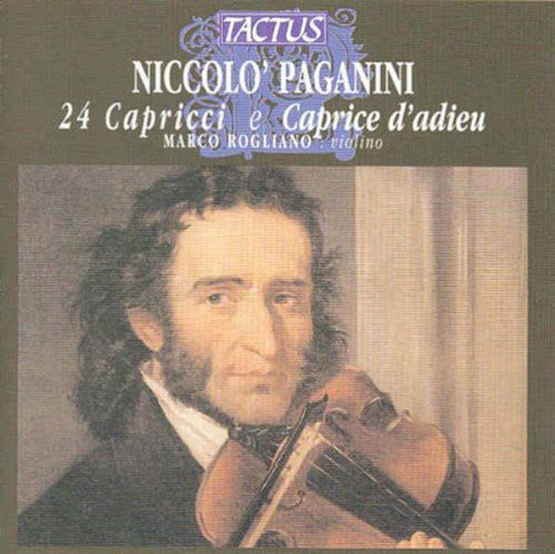 the album cover for Paganini / Rogliano - 24 Caprices