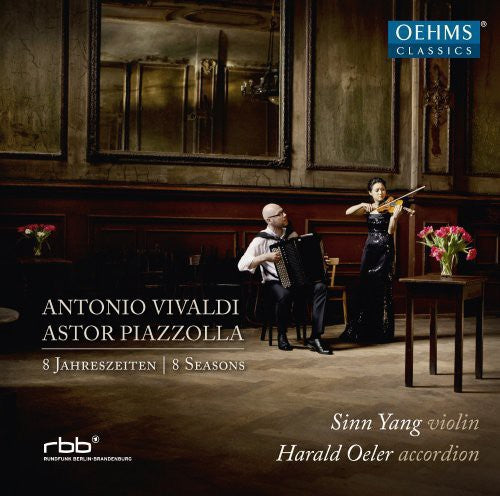 the album cover for Vivaldi / Piazzolla - 8 Seasons
