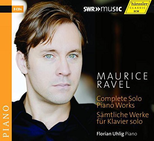 the album cover for Ravel / Uhlig - Comp Solo Pno Works